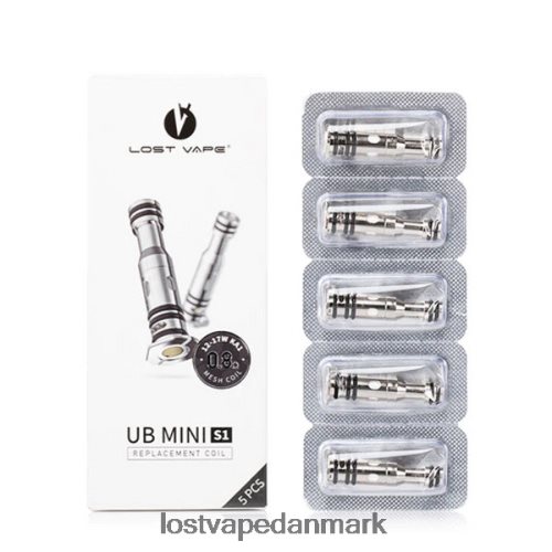 Lost Vape UB mini udskiftningsspoler (5-pak) 0,8 ohm P4HP8 Lost Vape Price Danmark